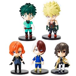 Generic Anime Figures 5pcs Anime Action Figures Set Toy Collection for Kids Teens Adult Cake Decoration for Parties Birthday