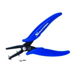 SPEEDWOX Metal Hole Punch Pliers for Jewelry 1.5mm Diameter Round Hole Sheet Metal 24 Gauge Thick 6 Inches Precision Fine Pliers Jewelry Making Tool Craft Beading Hobby