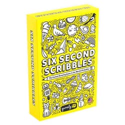 Gamely Six Second Scribbles: The frantically Fast and fantastically Fun Drawing Game | A Family Friendly Party Game for Children, Teens and Adults (New Edition)