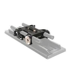 NICEYRIG Rosette Mount 15mm Rod Rail Baseplate with Dovetail Clamp for ARRI Standard Bridge Plate, Applicable for Blackmagic Design Pocket Cinema Camera 6K Pro/6K G2, Cinema Camera, Camcorder - 512