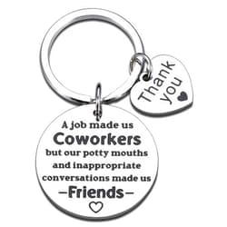 Lucullan Lepole Funny Keychain Gifts for Coworkers Thank You Gifts for Women Men Employee Appreciation Gifts Friendship Gifts for Women Friends Work Bestie Farewell Gifts for Coworkers Women Leaving Going Away
