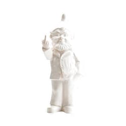 FERGRELM Ottmar Horl - Gnome Sculpture Decor - Flipping Middle Finger - Outdoor or Indoor Naughty Art Statue - Molded Plastic - Large 14.57