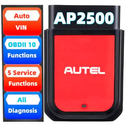 Autel MaxiAP AP2500 OBD2 Scanner Bluetooth Code Reader, Auto Scanner Car Scan Tool, Upgraded of AP200/AP200C/AP200H/AP200M, Better AP2500E, 5 DIY servies, 45+ Car Brands, Compatible Android/iOS Phones
