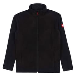 Engelbert Strauss Men Fleece Jacket Microfleece dryplexx, Color:Black, Size:S