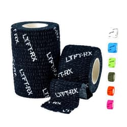 LYFT-RX Weightlifting Hook Grip Tape w/Premium Adhesive for Olympic Weight Lift, Cross Fitness, Lifting, Stretch Athletic Finger Wrap, Protects Thumb Fingers Hand, Enhances Grip