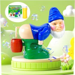 ANTSYLVE Bubble Blowing Santa, Santa Bubble Butt Blower, Farting Santa Bubble Blower, Automatic Bubble Blower Santa Claus Toy, Santa Farting Bubble Toy, Bubble Blower for Outdoor & Indoor Activity