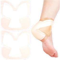 GoToHere Silicone Heel Bordered Foam Dressing Waterproof Absorbent Wounds Bandages Pressure Sore Adhesive Border Protector for Cracked Heels/Ankle/Elbow Bedsore Ulcer 8
