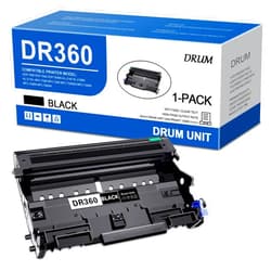 MYWEET DR360 Drum Unit Replacement for Brother DR360 DR 360 DR-360 to use with DCP-7040 DCP-7030 MFC-7840W MFC-7340 MFC-7440N HL-2140 HL-2170W HL-2150N (1 Drum Unit)