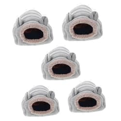 BESPORTBLE 5pcs Hamster Nest Guinea Pig Nest Hamster Hideout Portable Pet Sleeping Nest Guinea Pig House Supple Hamster Bed Pet Nest Guinea Pig Bed Lovely Pet Bed Pet Winter Nest