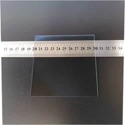Qunguan ITO Coated Conductive Glass Substrates 100mm×100mm Slides superconducting Low Resistance 7 ohm/sq (6 Pcs)