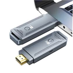 LDLrui Wireless HDMI Transmitter and Receiver, 100FT Range, Plug & Play Portable Wireless HDMI Extender Supported 4K Decoding/1080P, Streaming from Laptop/PC/TV Box/Camera to Monitor/Projector/HDTV