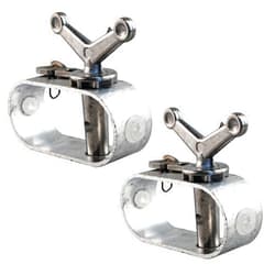 Lqwidyf Rope Cable Tightenner Swimming Pool Cover Winch Aluminum Cable Retractor,Aluminum Spring Ratchet Winch for Securing Round and Oval Swimming Pools,2 PCS