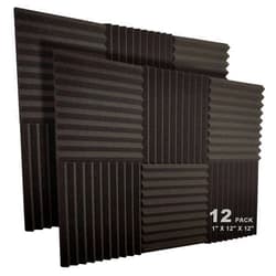 JBER 12 Pack Acoustic Foam Panels, 1