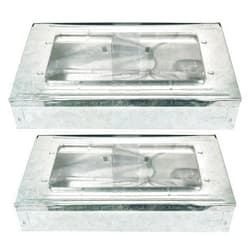 Southern Homewares Humane Mouse Trap 2 Pack - Easy to Use, No Winding or Resetting, Non-Jamming, Clear Window View, Silver, Preferred by Professional Pest Controllers, Mouse Traps Indoor, No Kill