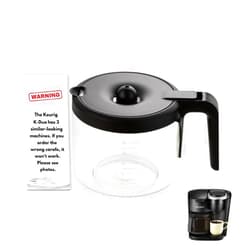 HAKANO Replacement 12-Cup Coffee Pot Carafe for Keurig K-Duo Essentials & K-Duo Essentials Hot & Cold Brewer Models (K-Duo ESSENTIALS)