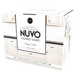 Giani Nuvo Antique White Cabinet Makeover Kit - Easy DIY 7-Piece Set, Warm Cream, Long-Lasting Finish