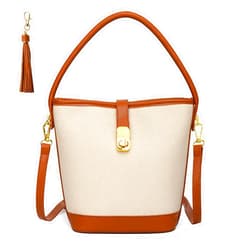 BAYITIONE Crossbody Bucket Bags for Women Leather Shoulder Bag for Women Fashion Mini Handbags Bucket Purses