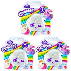 CLOUDS Cloudees Minis Collectible Hidden Toy Reveal Figure Blind Pack (Pack of 3)