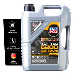 LIQUI MOLY Top Tec 6200 SAE 0W-20 | 5 L | Fully synthetic engine oil | SKU: 20238