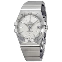 Omega Men's 12310352002002 Constellation Analog Display Swiss Automatic Silver Watch