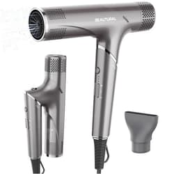 BEAUTURAL Hair Dryer, 1600W High-Speed Foldable Travel Blow Dryer, 110,000 RPM Brushless Motor Million Ionic for Fast Drying & Frizz Control, 3 Temps & 3 Speeds, Dual Voltage for Worldwide Use