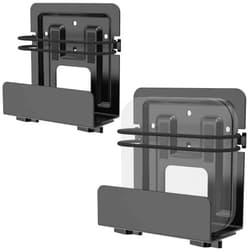 Linone 2 Pack Cable Box Mount and Modem Mount, Adjustable Wall Mount for Small and Wide Devices, Media Players, Cable Boxes, Modems, DVD Players