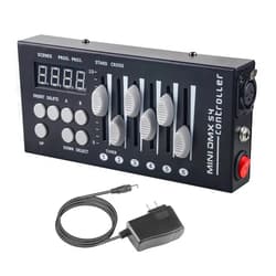 Jindaaudio Dmx Controller 54 Channel Dmx Light Controller for Dj Lights, Small Dmx Controllers Mini Dmx 512 Controller for Led Lights, Dmx512 Lighting Controller Dmx Control Board for Stage Lights Dmx Console