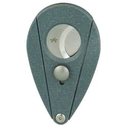 Xikar Xi2 Cigar Cutter - Precision Double Guillotine Cigar Snipper with 440 Stainless Steel Blades, Granite Gray | Rockwell C Rated 54 to 60 Ring Gauge Cigar Clipper - Ergonomic Teardrop Design
