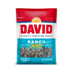 DAVID Seeds DAVID Roasted and Salted Jumbo Sunflower Seeds, Ranch Flavor, 5.25oz.