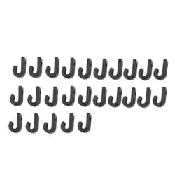 FOPEAS 25Pcs Kayak Lashing Hooks - Durable Nylon Bungee Cord Fasteners for Watercraft Canoe Paddle Board - Secure Kayak Bungee Hooks