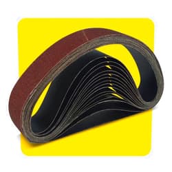TPmax 15 Pcs 2 x 27 Inch Assorted Aluminum Oxide Belt Sander Sanding Belt - 3 Each of 80/120/150/240/400 Grits