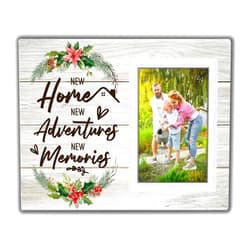 SZ-PengXin House Warming Gifts Photo Frame, New Home Apartment for Women Men, New Home Gift Ideas Picture Frame for 4x6 Photos, Best Housewarming Gift New Home Decor, New Homeowner Gifts for Couple Family
