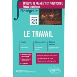 French Edition by Romain Berry (Author), Frédérique Bournet-Ghiani (Author), Marie-Anne Charbonnier (Author), Simon Chemama (Author), Mathieu Cochereau (Author), Catherine Durvye (Author), Anne Griffet-Bonnet (Author), Maria Leone (Author), Gilbert Pons (Author), Philippe Quesne (Author), Philippe Guisard (Series Editor), Christelle Laizé-Gratias (Series Editor) & 9 more L'intégrale sur le travail - Virgile, Simone Weil, Michel Vinaver: Epreuve de français-philosophie. Prépas scientifiques. Concours 2023-2024 (2023-2024)
