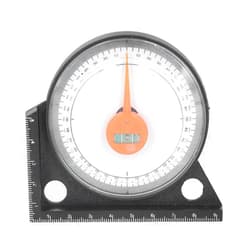 QSTNXB Magnetic Angle Locator, Angle Finder with Level and Tool Dial Gauge, Durable Plastic Goniometer Inclinometer Tool with Clear Scale, Construction Protractors, Clinometer Slope Angle Meter