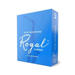 D'Addario Royal Alto Saxophone Reeds, Strength 5, Pack of 10