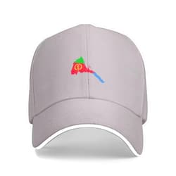 QG ZZX Eritrean Flag Map Unisex Baseball Cap Fits Men Women Adjustable Dad Hat Sandwich Bill Cap
