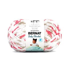 Bernat BABY BLANKET BB Flowerpot Yarn - 1 Pack of 10.5oz/300g - Polyester - #6 Super Bulky - 220 Yards - Knitting/Crochet