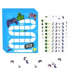 LWBEO Behavior Reward Chart for Toddlers Boys Girls, You Can Do It, Video Game Theme Incentive Chart Chore Chart for Motivate Responsibility & Positive Habits, Including Behavior Charts, Stickers - 11