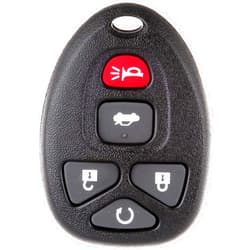 OCPTY 1 X Flip Key Entry Remote Control Key Fob （Shell Case ） Transmitter Replacement for Buick Lacrosse Enclave for Cadillac Escalade Escalade ESV 3521A-T04A-B 5 Buttons