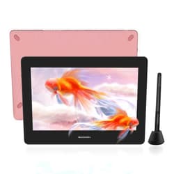 GAOMON PD1220 11.6’’ Graphic Pen Display 86% NTSC Full Laminated Graphics Drawing Monitor with Tilt Support 8192 Levels Passive Stylus, Compatible with Windows & Mac &Android, Terra Red