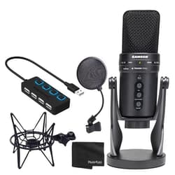 Samson G-Track Pro USB 24-bit Studio Condenser Mic with Audio Interface + Acc.