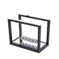 THY COLLECTIBLES Newtons Cradle Balance Balls with Mirror Desk Top Decoration Kinetic Motion Toy for Home and Office