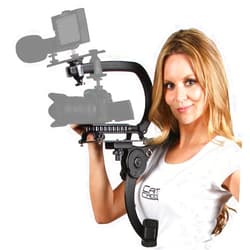 Cam Caddie Scorpion EX Shoulder Support Kit W/ Tripod Mount / Handheld Stabilizer and Accessory Mounts for LED Lights Microphones and Monitors Compatible with Canon, Nikon, Sony, Panasonic / Lumix Style DSLR