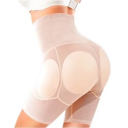 Irisnaya Women Shapewear Control Panties Body Shaper Butt Lifter Padded Hip Enhancer Seamless Underwear Hi- Waist Short