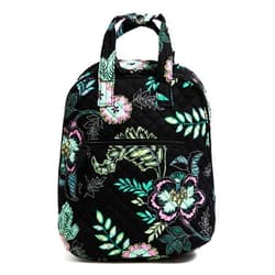 Vera Bradley Women's Cotton Mini Totepack Backpack, Island Garden - Recycled Cotton, One Size