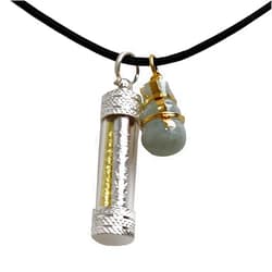 Heavens Tvcz Buddha Amulet Pendant Takrut Three Kings 3 Colors Silver Gold NAT for Men Women Charms with Necklace Jade Gems Gourd Yantra Holy Bring Prosperity Luck Success Wealth Flourishing Talisman Attract Money