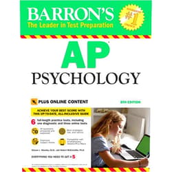 Allyson J. Weseley Ed.D.,Robert McEntarffer Ph.D. Barron's AP Psychology with Online Tests