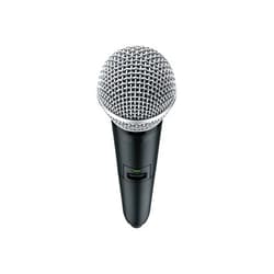 Shure GLXD2+/SM58 Handheld Wireless Transmitter with SM58 Vocal Mic Capsule and SB904 Battery (12-Hour Life) - for use with GLX-D+ Dual Band Wireless Microphone Systems (Receiver Sold Separately)