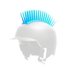 Helmet Head Cool Craniums Blue Mohawk (Helmet Not Included)