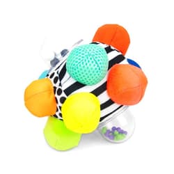 Sassy Developmental Bumpy Ball, Easy to Grasp Bumps Help Develop Motor Skills, Ages 6+ Months